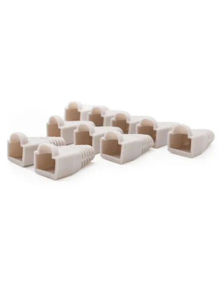 Nanocable 10.21.0301 Funda RJ45 10 Unidades Gris Claro