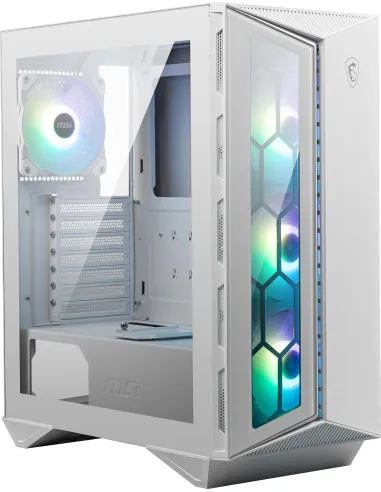 MSI MPG Gungnir 110R Cristal Templado USB 3.0 ARGB Blanco