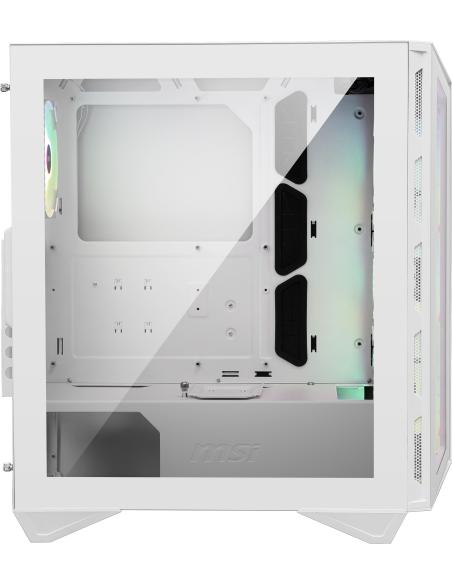 MSI MPG Gungnir 110R Cristal Templado USB 3.0 ARGB Blanco