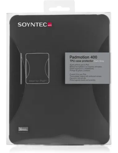 Soyntec PADMOTION 400 Funda para iPad 9.7" Gris Oscuro