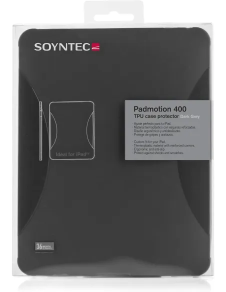 Soyntec PADMOTION 400 Funda para iPad 9.7" Gris Oscuro