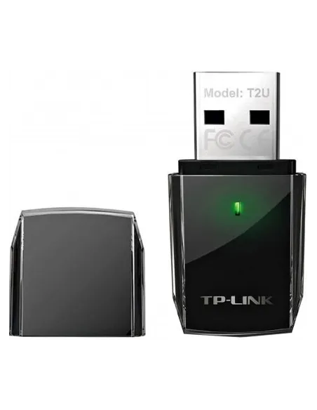 TP-Link Archer T2U Adaptador Inalámbrico USB Dual-Band AC600 Negro
