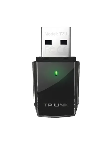 TP-Link Archer T2U Adaptador Inalámbrico USB Dual-Band AC600 Negro