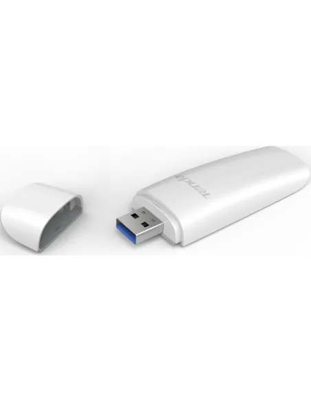 Tenda U18 V2 Adaptador Inalámbrico USB-A WiFi 6 Doble Banda Blanco