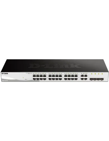 D-Link DGS-1210-28/E Smart+ Switch Gestionado 24 Puertos Ethernet Gigabit + 4 Puertos Combo 1000BASE
