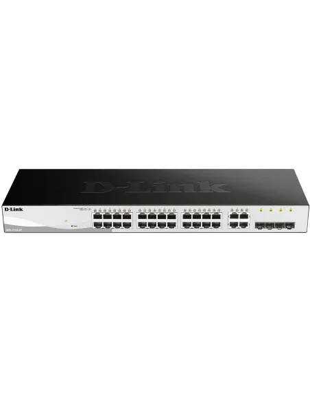 D-Link DGS-1210-28/E Smart+ Switch Gestionado 24 Puertos Ethernet Gigabit + 4 Puertos Combo 1000BASE