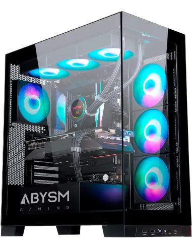 Abysm Gaming Danube Sava H500 Black Caja Cristal Templado USB 3.0 ARGB Negra