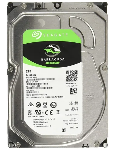 Seagate BarraCuda Compute 3.5" 2TB SATA 3
