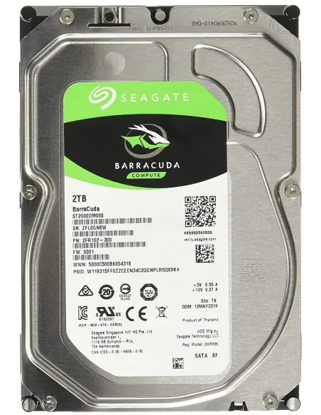 Seagate BarraCuda Compute 3.5" 2TB SATA 3