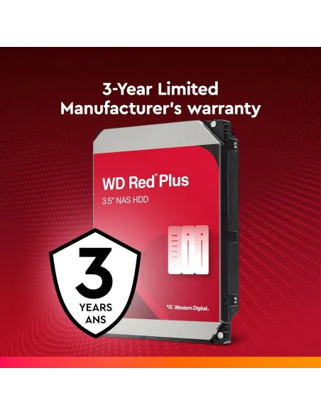 Western Digital Red Plus NAS 2 TB 3.5" SATA 3