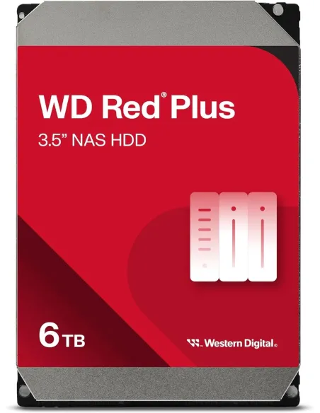 Western Digital Red Plus NAS 6TB 3.5" SATA3