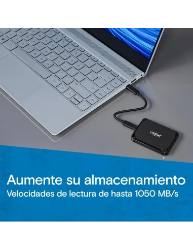Crucial X9 Disco Duro Externo SSD 4TB USB-C 3.2 Gen 2 (3.1 Gen 2) Negro
