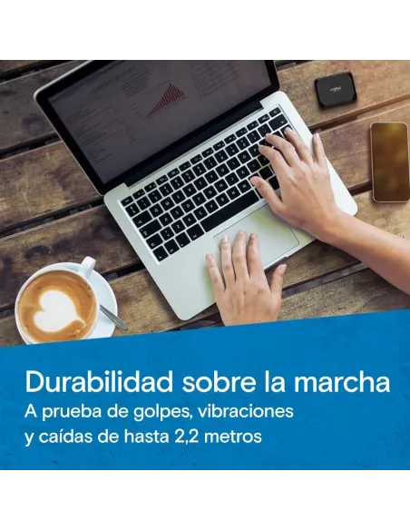 Crucial X9 Disco Duro Externo SSD 4TB USB-C 3.2 Gen 2 (3.1 Gen 2) Negro