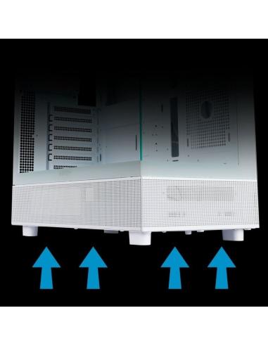 Abysm Gaming Danube Sava H400 Full Tower Doble Cristal Templado USB-C Blanca