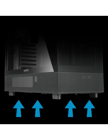 Abysm Gaming Danube Sava H400 Full Tower Doble Cristal Templado USB-C Negra