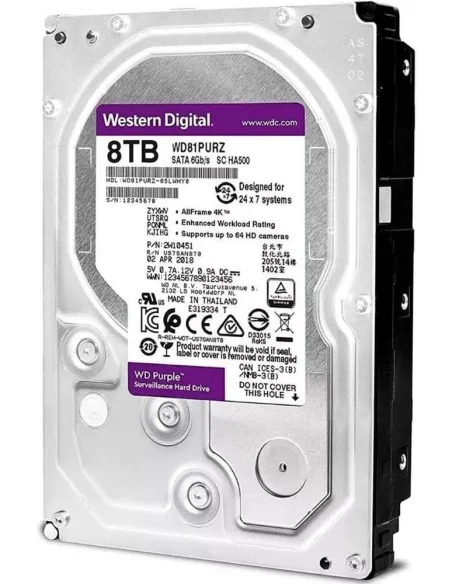 Western Digital Purple Surveillance 8TB 3.5" SATA 3
