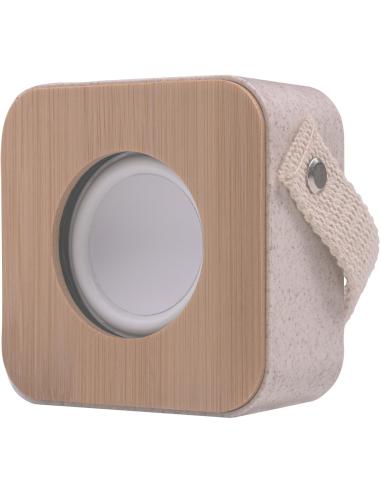 Mars Gaming MS-ECO Altavoz Portátil Bluetooth 5.1 Ecológico Wheat Straw/Bambú