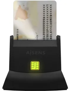 Aisens ASCR-SN05-BK Lector de DNIe Negro-LECT57356