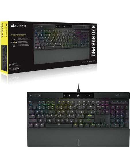 Corsair K70 RGB Pro Teclado Mecánico Gaming Switch Cherry MX Red Negro