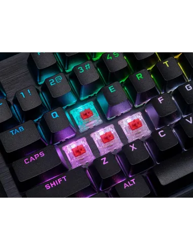 Corsair K70 RGB Pro Teclado Mecánico Gaming Switch Cherry MX Red Negro