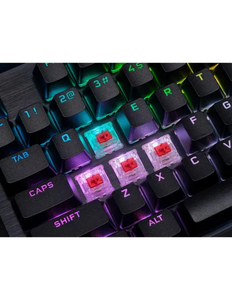 Corsair K70 RGB Pro Teclado Mecánico Gaming Switch Cherry MX Red Negro