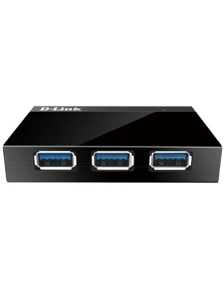 D-Link DUB-1340 HUB USB-A 3.0 4 Puertos Negro