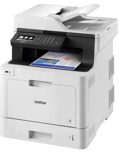 Brother DCP-L8410CDW Impresora Láser Multifunción Color WiFi Blanca