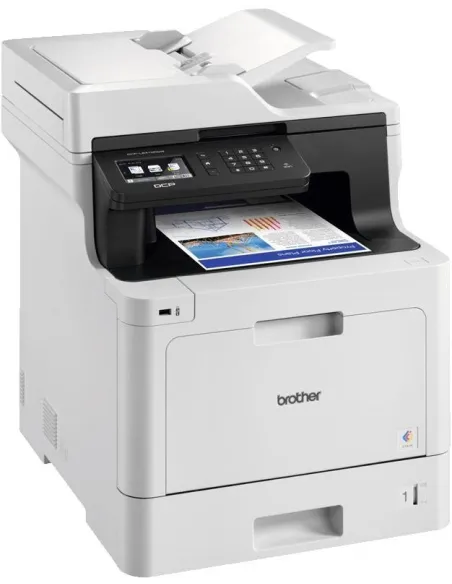 Brother DCP-L8410CDW Impresora Láser Multifunción Color WiFi Blanca