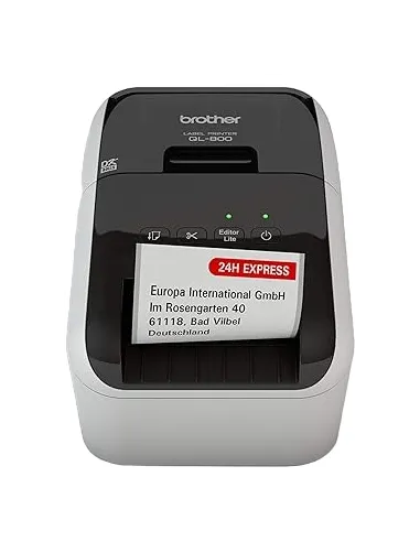 Brother QL800 Impresora de Etiquetas Térmica Directa USB Blanco
