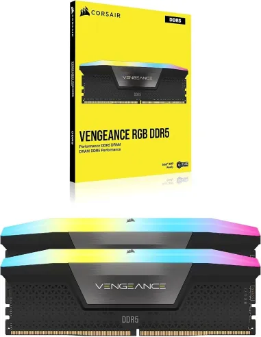 Corsair Vengeance RGB DDR5 5600MHz 32GB (2x16GB) CL36 Negra