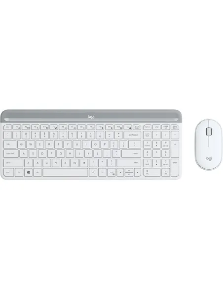 Logitech 920-009199 MK470 Slim Combo Teclado + Ratón Inalámbricos Blanco