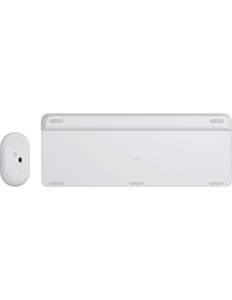 Logitech 920-009199 MK470 Slim Combo Teclado + Ratón Inalámbricos Blanco