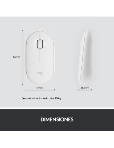 Logitech 920-009199 MK470 Slim Combo Teclado + Ratón Inalámbricos Blanco