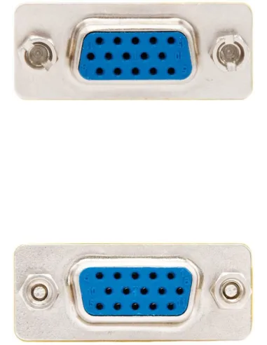 Nanocable Adaptador VGA HDB15 a VGA HDB15 Hembra/Hembra
