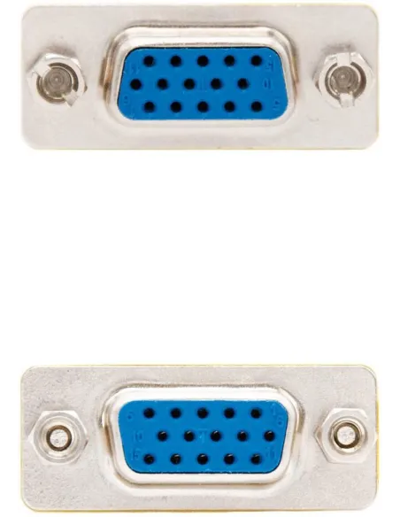 Nanocable Adaptador VGA HDB15 a VGA HDB15 Hembra/Hembra