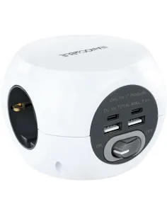 Nanocable Base 3 Tomas + 4 USB-AELREG0089