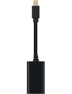 Nanocable 10.16.0102 Cable Adaptador Mini DisplayPort Macho a HDMI Hembra 15cm Negro-ADAP43768