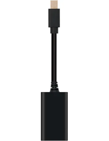 Nanocable 10.16.0102 Cable Adaptador Mini DisplayPort Macho a HDMI Hembra 15cm Negro