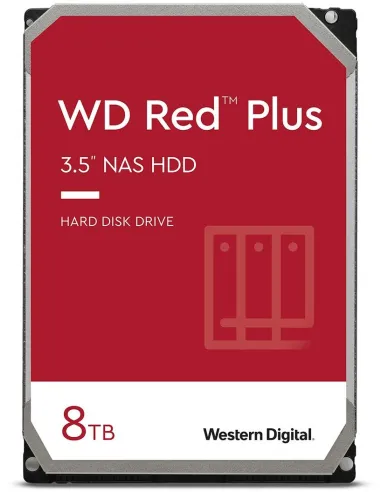 Western Digital Red Plus NAS 8TB  3.5" SATA 3