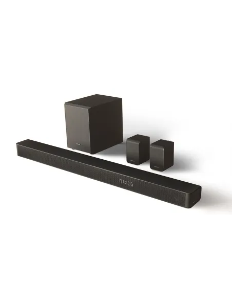 Hisense AX5100G Barra de Sonido 5.1 y 7 Altavoces con Subwoofer Bluetooth Negro