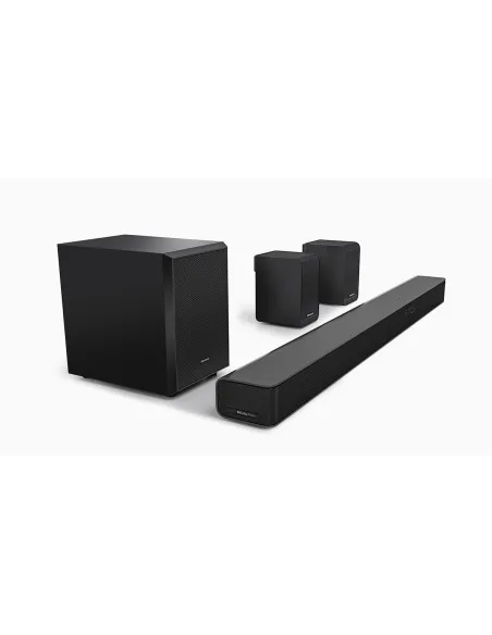 Hisense AX5100G Barra de Sonido 5.1 y 7 Altavoces con Subwoofer Bluetooth Negro