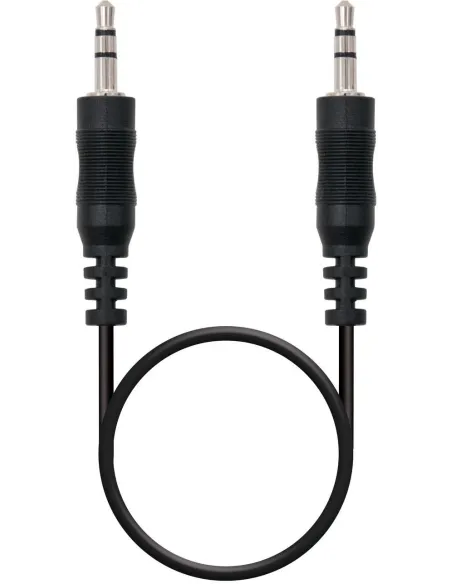 Nanocable 10.24.0115 Cable Audio Jack 3.5 a Jack 3.5 Macho/Macho 15M Negro