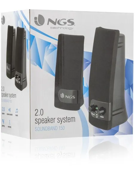NGS SB150 Altavoces 2.0 USB Negro