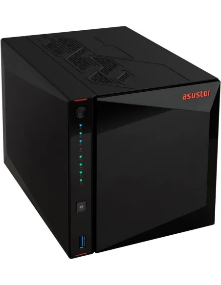 Asustor AS5404T Servidor de Almacenamiento NAS Ethernet Negro