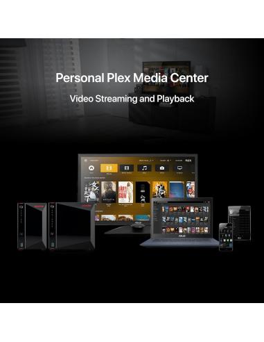 Asustor AS5404T Servidor de Almacenamiento NAS Ethernet Negro