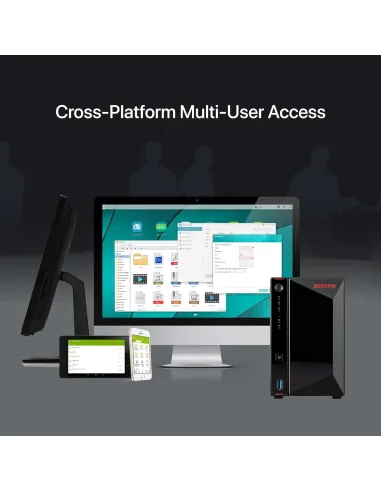 Asustor AS5402T Servidor de Almacenamiento NAS Ethernet Negro