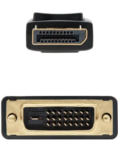 Nanocable 10.15.4501 Cable Conversor DisplayPort a DVI Negro 1M Negro