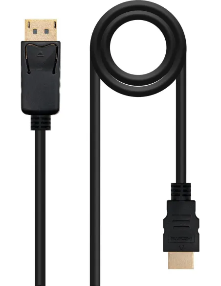 Nanocable 10.15.4303 Cable Conversor DisplayPort a HDMI 3M Negro