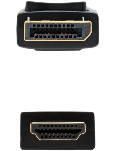 Nanocable 10.15.4301-L150 Cable Conversor Displayport a HDMI Macho/Macho 1.5M Negro