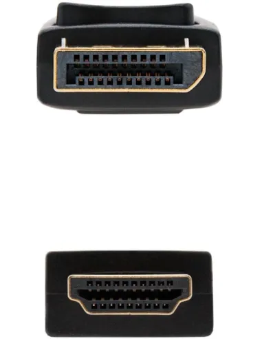 Nanocable 10.15.4301 Cable Conversor DisplayPort a HDMI Macho/Macho 1M Negro